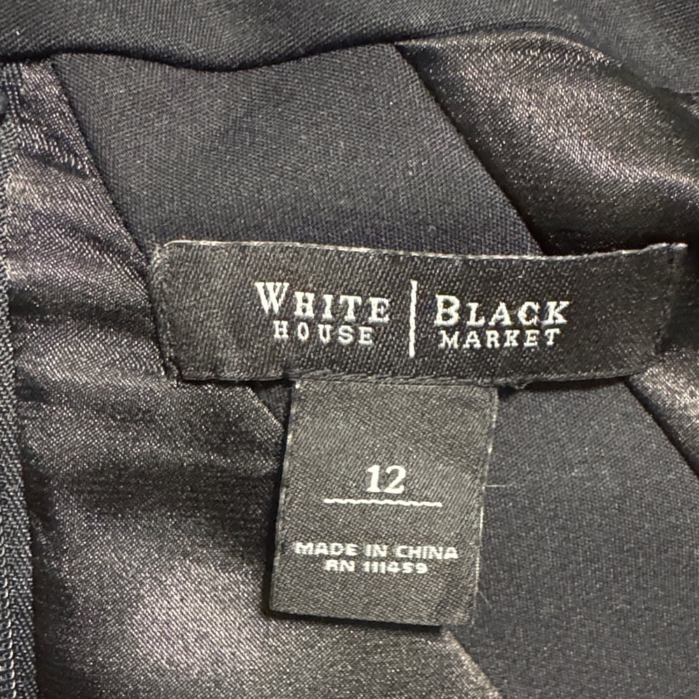 White House Black Market Black Sleeveless Dress - Picture 2 of 7